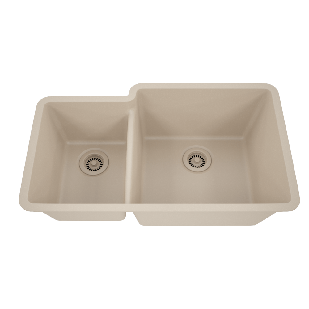 DAKOTA Dakota Plumbing Products GSE-QC4060LD-BE Undermount Kitchen Sink