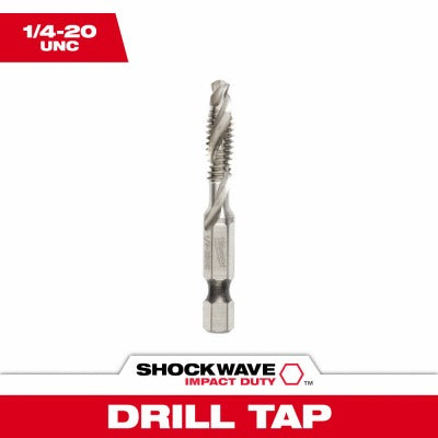 MILWAUKEE Milwaukee 48-89-4873 Impact Drill Tap 1/4-20 Sae 6-piece