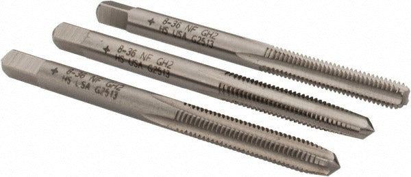 CLEVELAND CONTROLS Cleveland C54292 Tap Set 8-36 Unf 4 Flute Hss 3 Piece