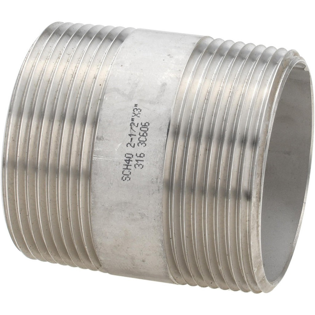 VALUE COLLECTION Value Collection 6BN21/2X3 Stainless Steel Pipe Nipple
