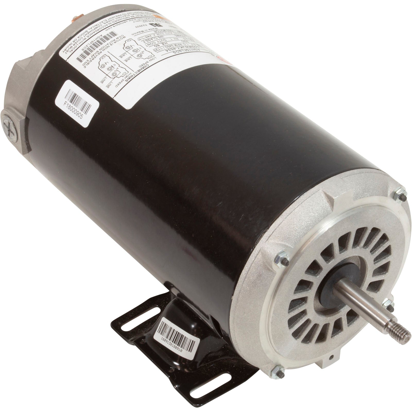 US-Nidec AGH15FL2CS Pool and Spa Motor 1.5 Horsepower 2-Speed 230 Volt 48Y Frame