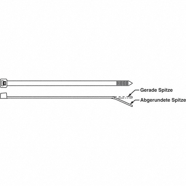 PANDUIT Panduit PLT1M-C Standard Cable Tie 3.9in 18lb Natural