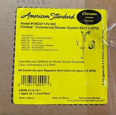 American Standard 1662211XV.002 1.5 GPM Flowise Chrome Commercial Shower System Kit