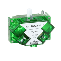 Square D 9001KA2 600 VAC 10 Amp 1NO Silver Alloy Screw Clamp Terminal Push Button Contact Block