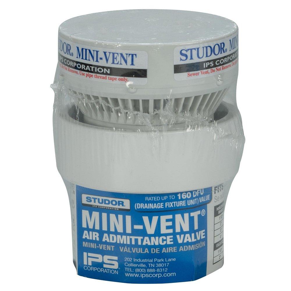 IPS Corporation 20341 Mini-Vent 1-1/2 - 2 In. 160 DFU PVC Air Vent