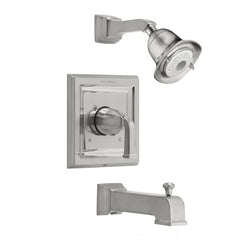 American Standard T555528.295 Town Square Brushed Nickel Pressure Balance Bath/Shower Trim Kit W/Flowise 3 Function Shower Head