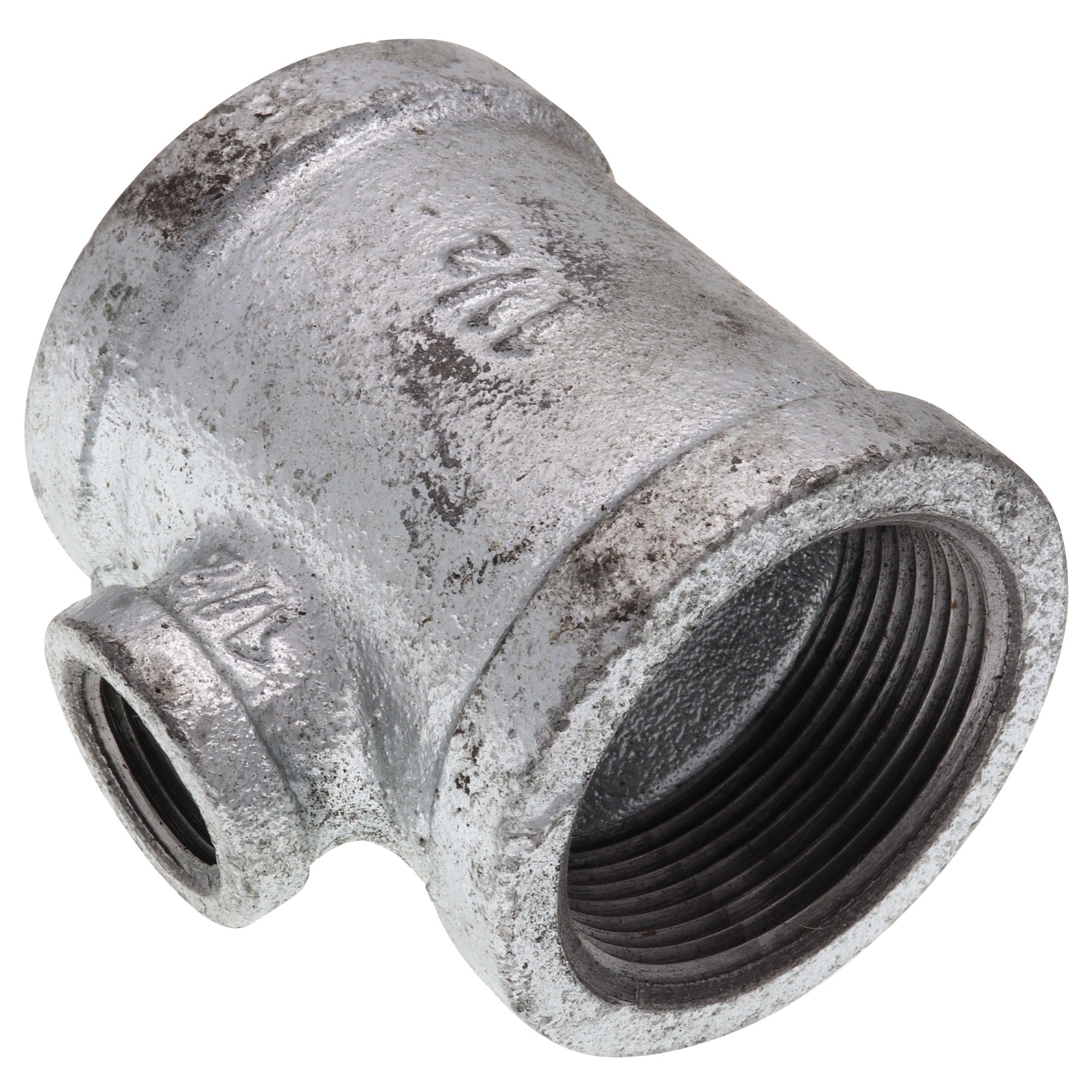EVERFLOW Everflow GMRT1201 Reducing Tee Galvanized Malleable (1-1/2 inches x 1/2 inches)