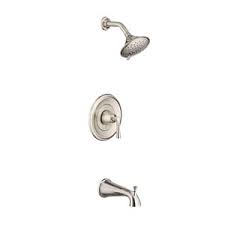 American Standard T722508.295 Estate Brushed Nickel Water Saving Pressure Balance Bath/Shower Trim Kit