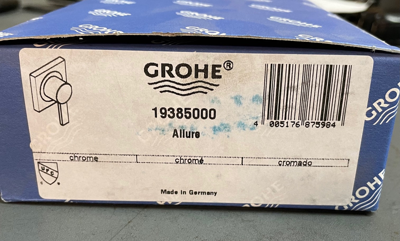 GROHE 19385000 Allure Chrome Volume Control Valve Trim