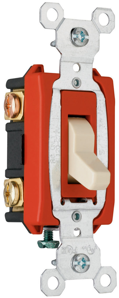 Pass & Seymour CSB20AC3I Toggle Type Thermoplastic Polycarbonate Toggle 20 Amp