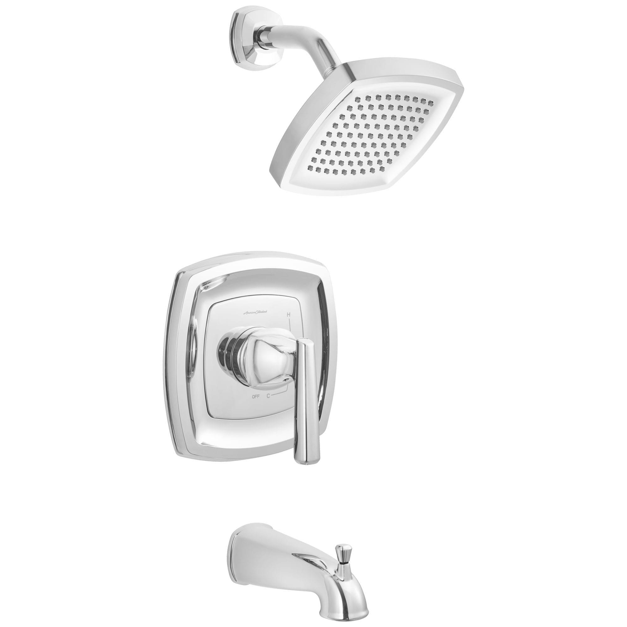 American Standard T018508.002 Edgemere Bath/Shower Trim Kit 1.8 GPM Chrome