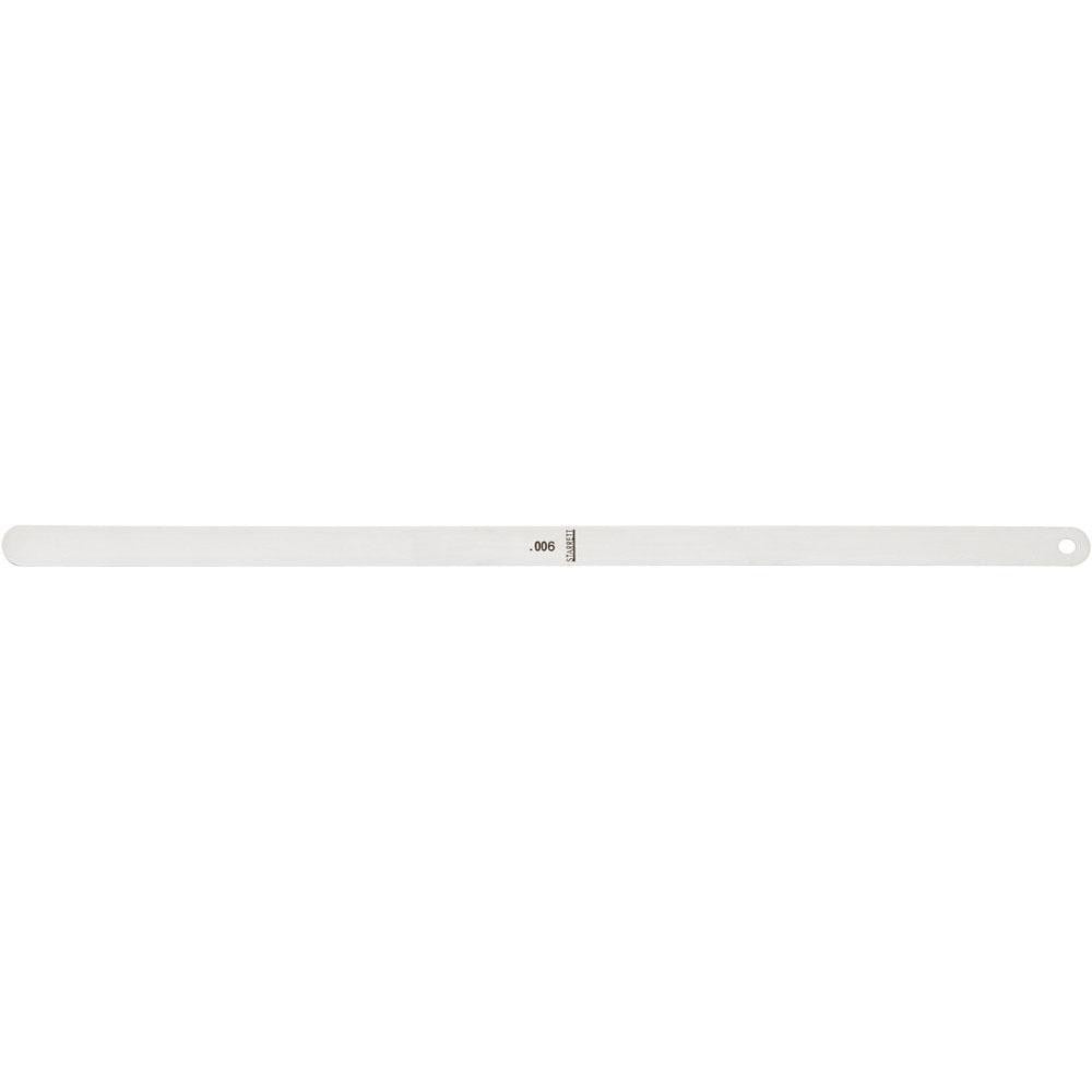 STARRETT Starrett 52844 Feeler Gage 0.006 in Parallel Leaf 12 in