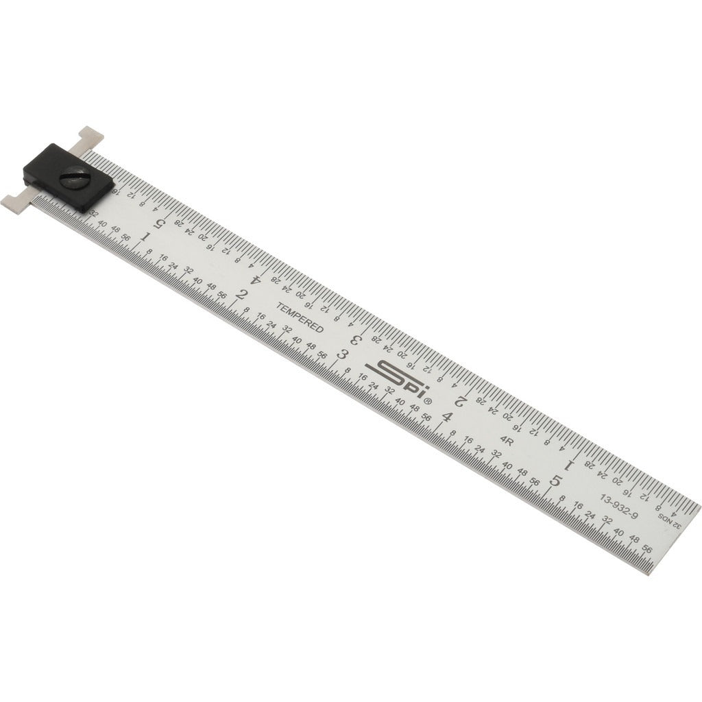 SPIROTHERM Spi 13-932-9 Steel Rule 6 Inch 4R Satin Chrome