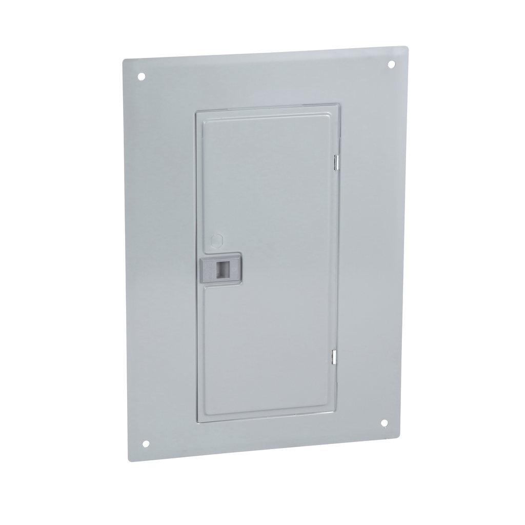 Square D QOC24UF Load Center Cover 24 Circuits Flush Mount NEMA 1 Gray