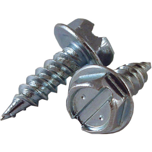 MALCO Malco HW8X2ZP Zip-In Slotted Hex Head Screws 2 in (1400 Pack)