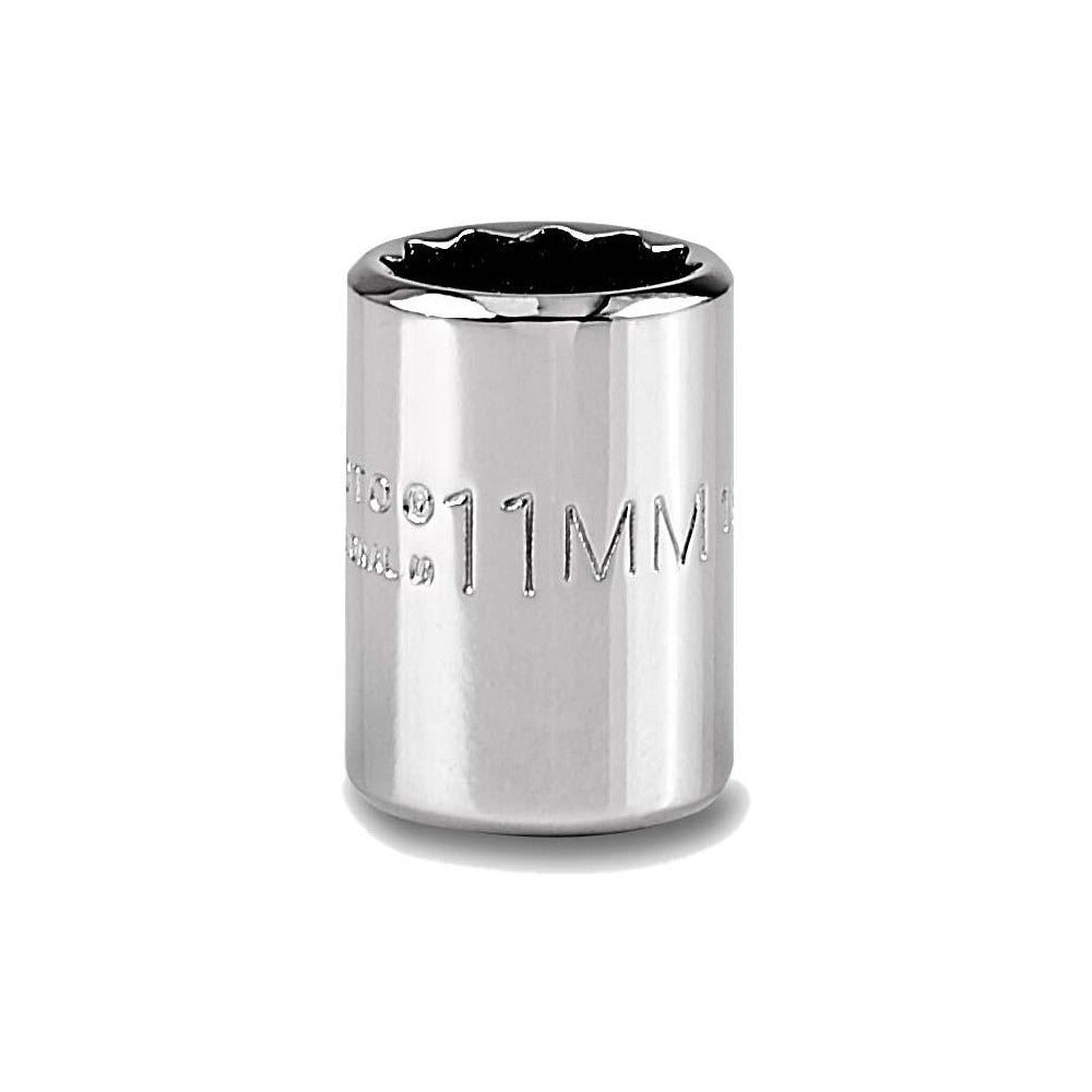 PROTO Proto J4711TM 11mm 12-point 1/4 Drive Hand Socket