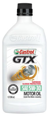 CASTROL Bp Lubricants 15A66C Castrol Gtx 5W-30 Motor Oil 1 Qt