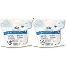 CLOROX Clorox 30359CT Bleach Germicidal Wipes 110ct 2 Refills