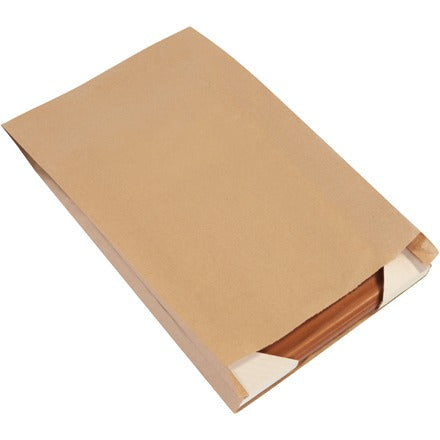 BSC PREFERRED Bsc Preferred BGM107K Kraft Gusseted Bags 500 Per Case