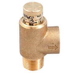 Watts Regulator 530-34 Relief Valve Calibrated Pressure 3/4 Inch MNPT x FNPT Brass 100-300PSI 180 Degrees Fahrenheit