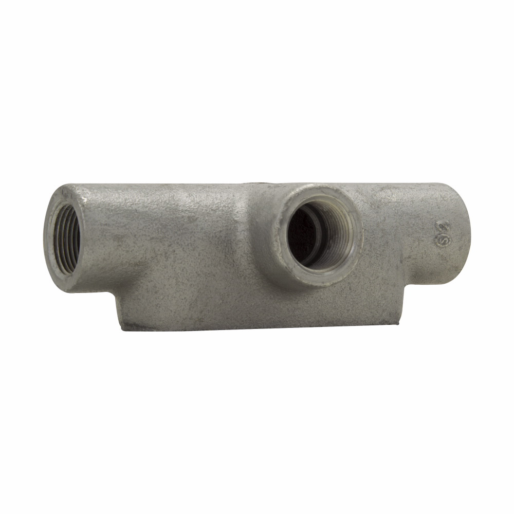 Crouse-Hinds T17 1/2 T-Style Conduit Body, Form-7, Iron Alloy