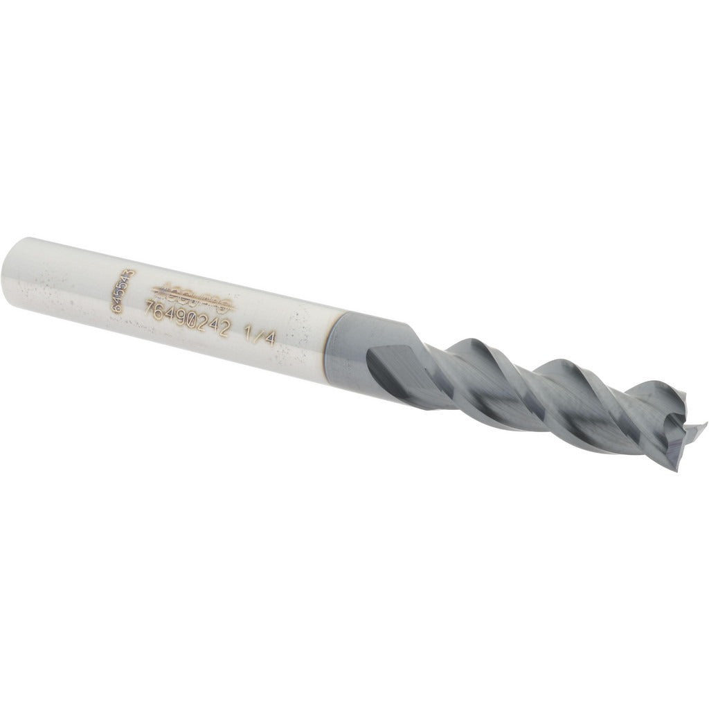 ACCUPRO Accupro 12179709 Square End Mill 1/4 in 3 Flute Carbide