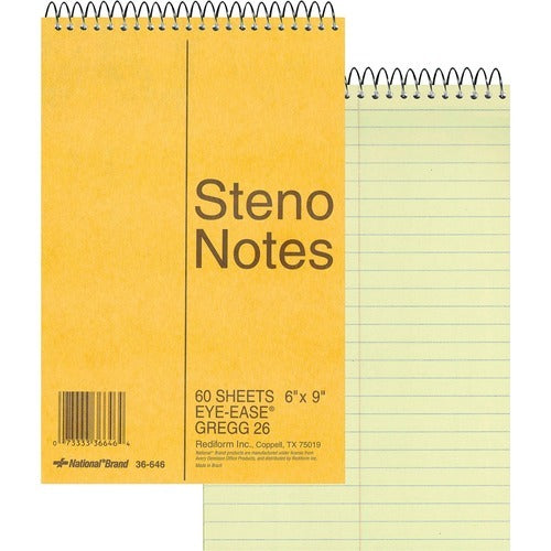 REDIFORM Rediform RED36646 Steno Notebook 60 Sheets Gregg Ruled