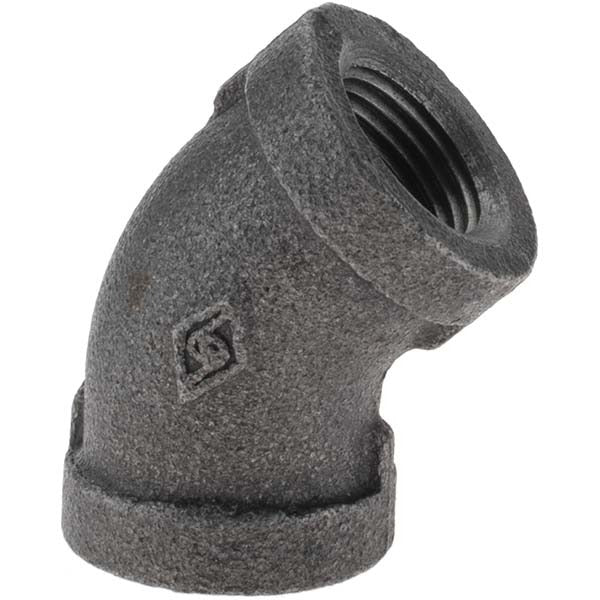 VALUE COLLECTION Value Collection 13262G 3/8 Inch Black Iron 45 Elbow Class 150