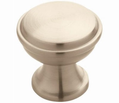 AMEROCK Amerock BP53718G10 Cabinet Knob 1-3/16 in Satin Nickel