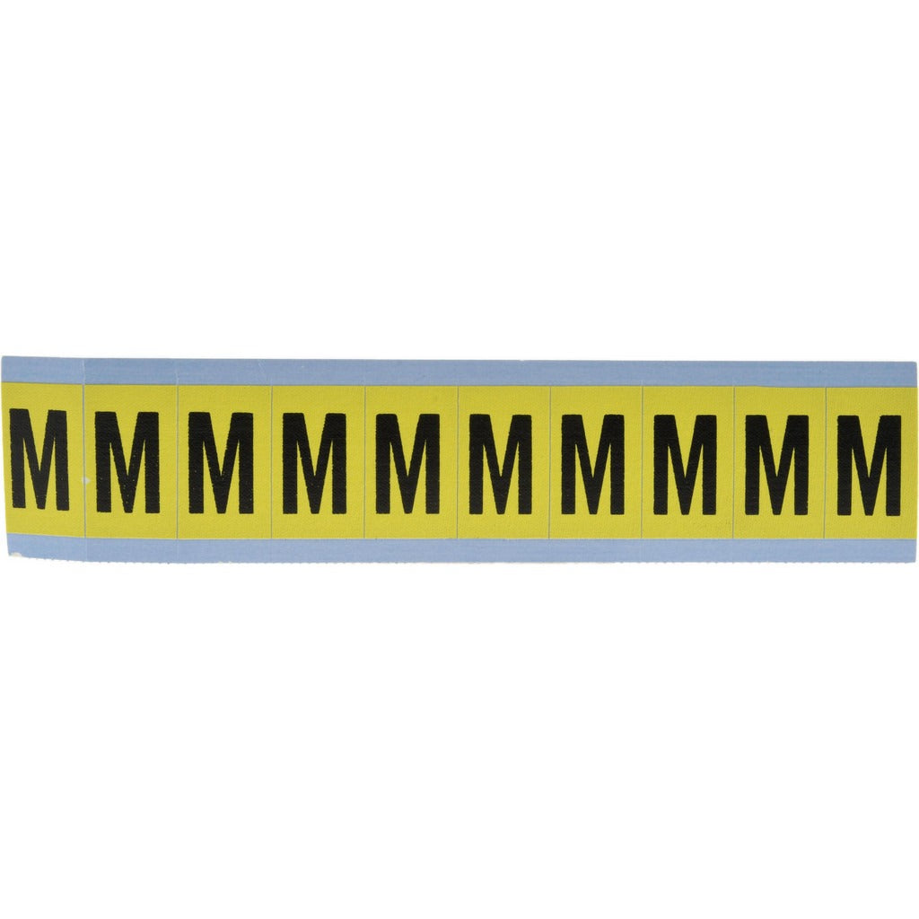STRANCO Stranco SB4-M Letter Label M Rectangle Vinyl Indoor