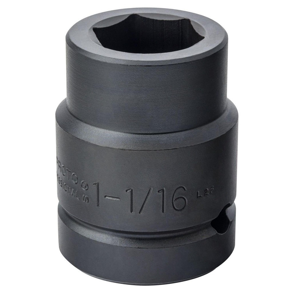 PROTO Proto J10017 Impact Socket 1 in Drive 1-1/16 in 6-point
