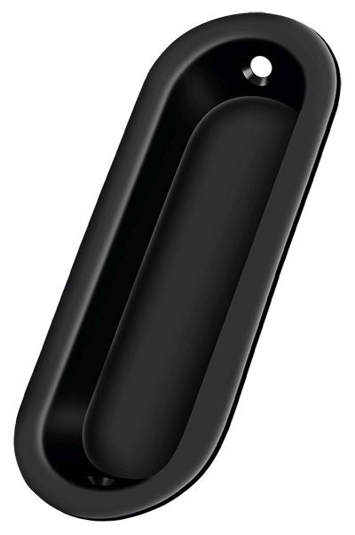 DELTANA Deltana FP223U19 Flush Pull Oblong Black Finish