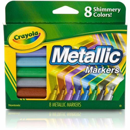 CRAYOLA Crayola CYO588628 Metallic Markers Set of 8