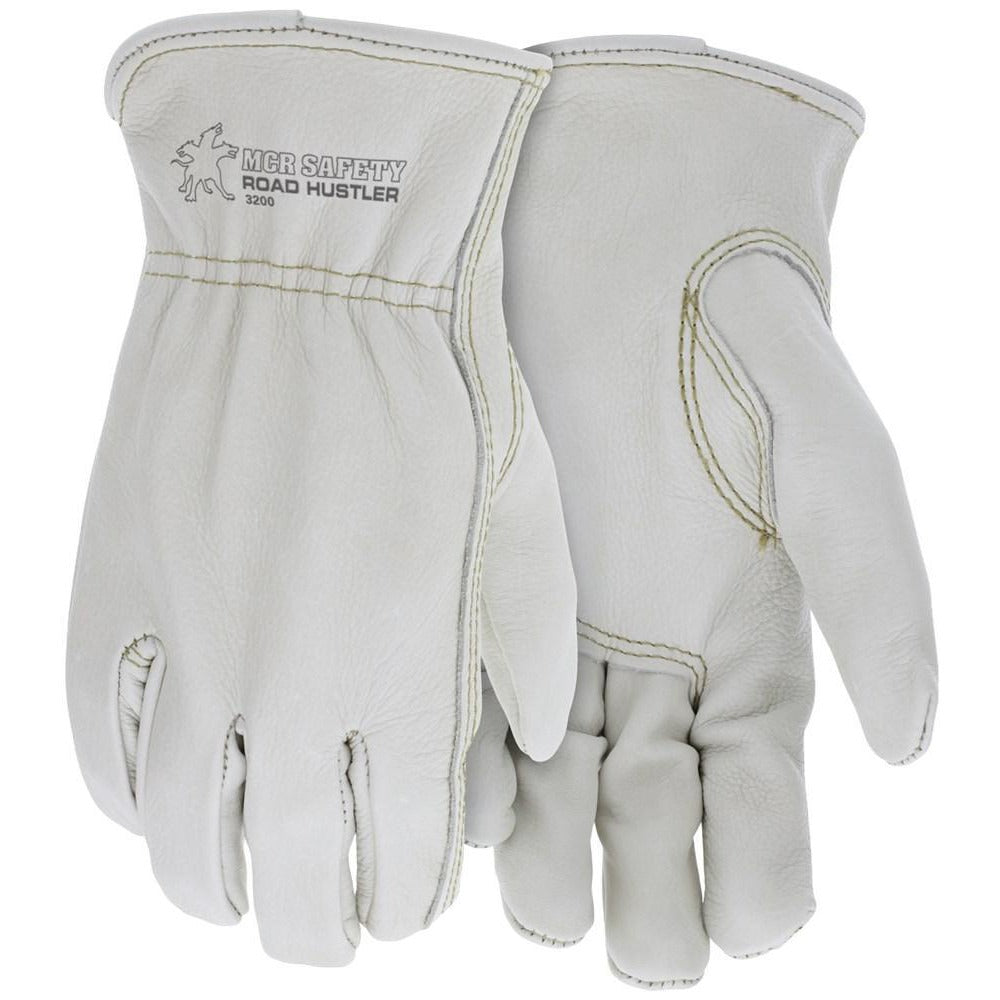 MCR SAFETY Mcr Safety 3200L Cowhide Leather Gloves Size Large