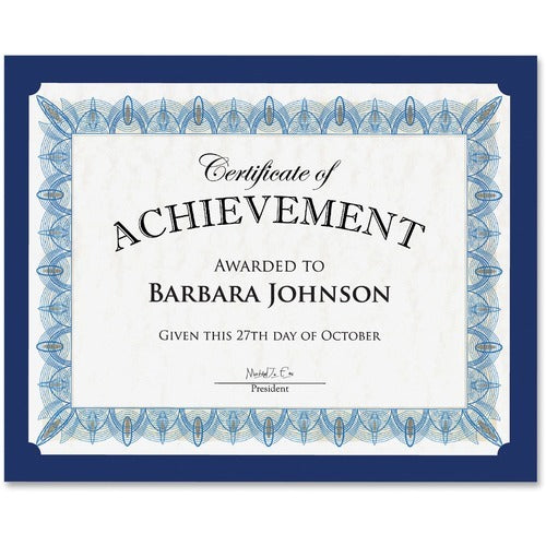 GEOGRAPHICS Geographics GEO47835 Certificate Holder Navy 10-pack