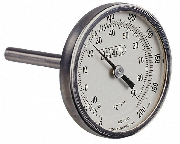 WIKA Wika 20060D003G2 Bimetal Dial Thermometer 6 in Stem