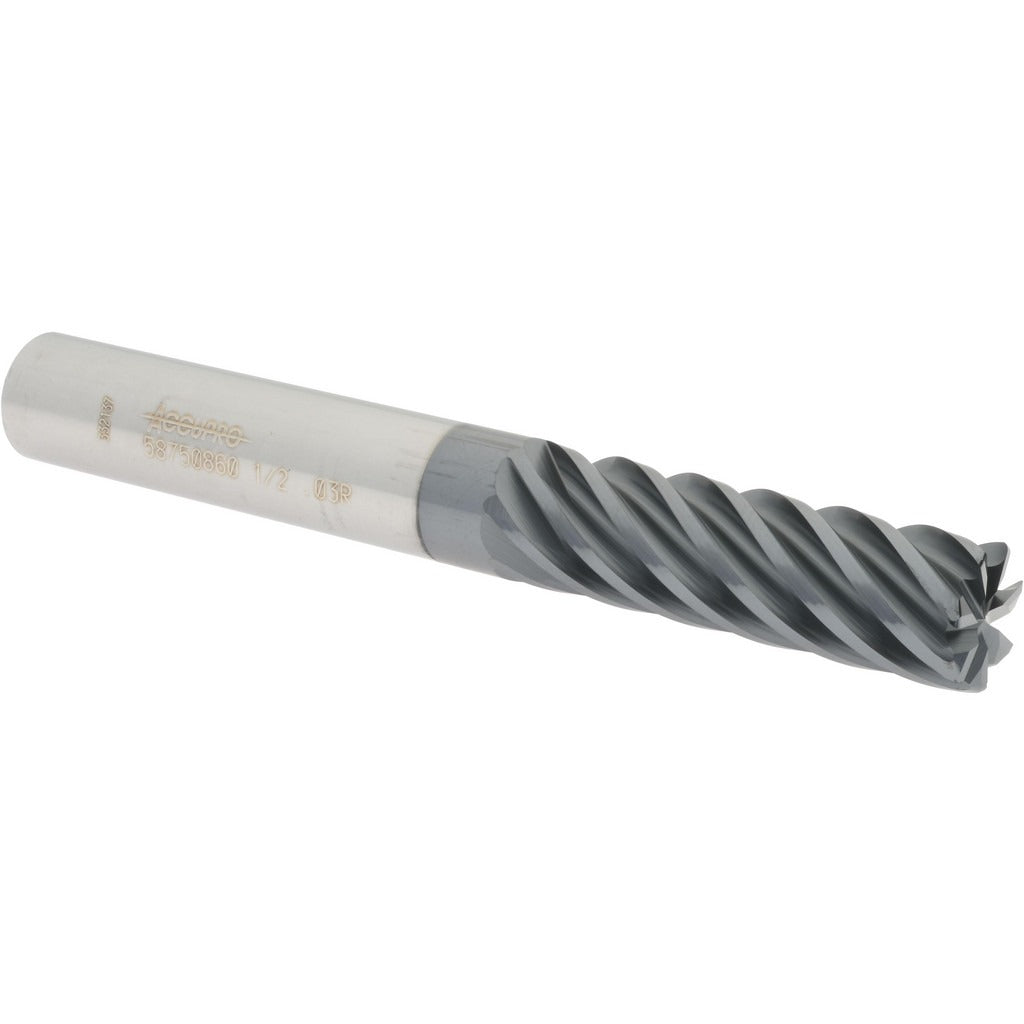 ACCUPRO Accupro 12178719 Corner Radius End Mill 1/2 in 7 Flute Altin