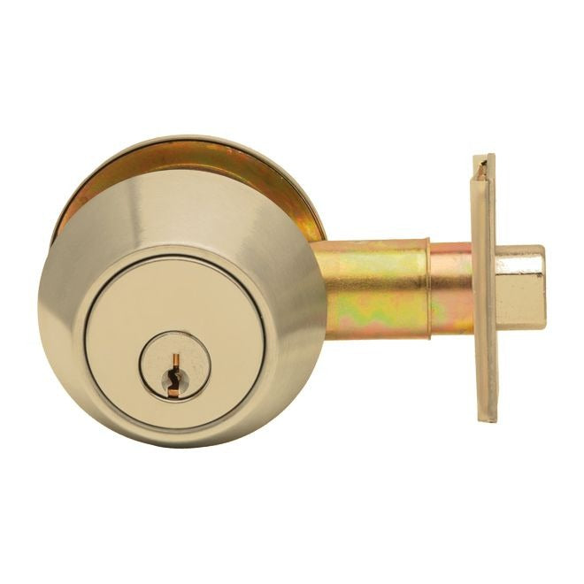 DEXTER COMMERCIAL Dexter Commercial DB2000DCT605KDC Grade 2 Deadbolt Bright Brass