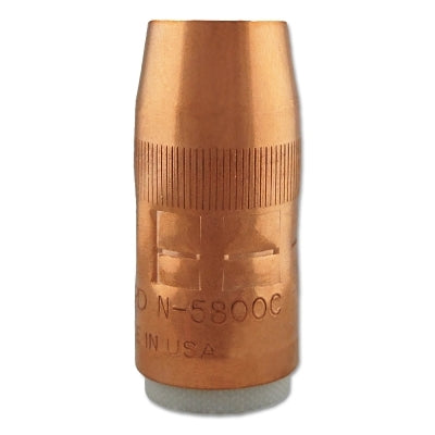 Bernard N-5800C Centerfire MIG Nozzle Flush 5/8 Inch Bore For T Series Tip Copper