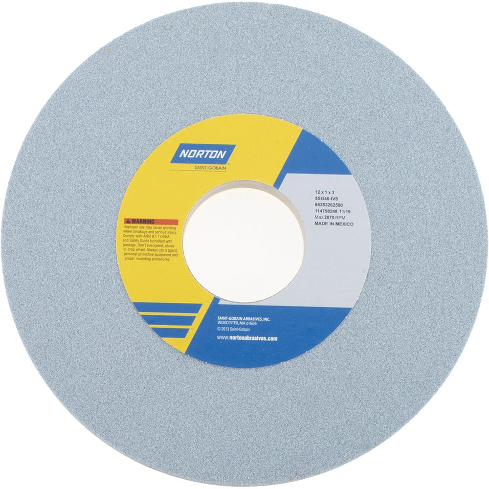 NORTON Norton 66253262500 Surface Grinding Wheel 12in 46 Grit