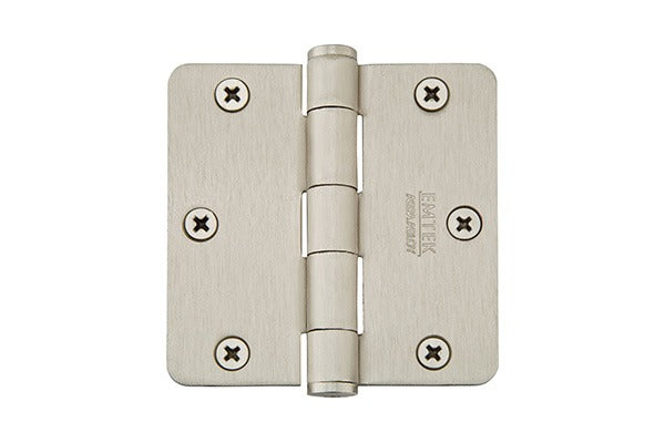 EMTEK Emtek 91023US15 Steel Door Hinge Pair Satin Nickel 3.5x3.5
