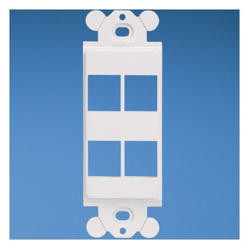 PANDUIT Panduit NK4RMFIW 4-port Screw Module Frame