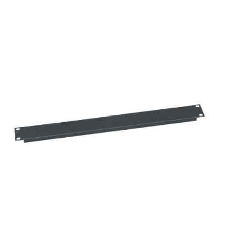 Middle Atlantic EB1 EB Series Flanged Blank Rack Panel, RU, Black