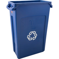 Slim Jim Recycling Can 23 Gal Blue MPN 3540-07 for Rubbermaid RUM3540-07