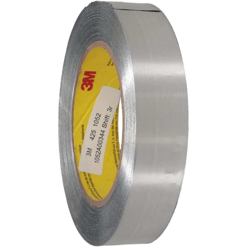 3M 3M 7100053741 Aluminum Foil Tape 425 (1 in x 60 yd, 36 Roll/Case)