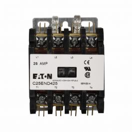 Eaton C25END430A Furnas 42BF25AFBBQ - Replaced by Eaton / Cutler Hammer C25END430A 50mm DP Contactor , 4-Pole , 30 Amp , 120 VAC Coil Voltage