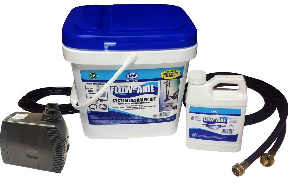 Whitlam FLOW-KIT Flow-Aide 3.5 Gal Hydronic System Cleaner