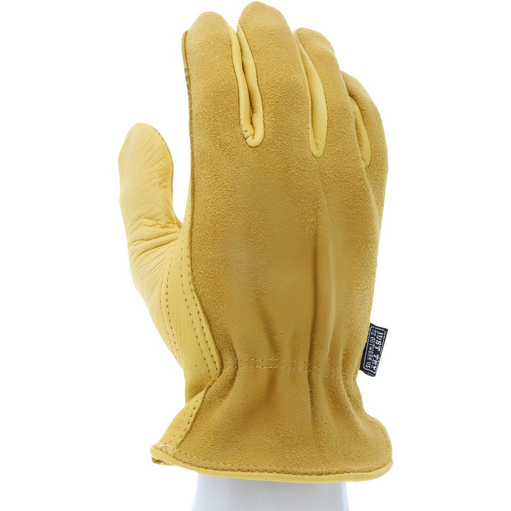 MCR SAFETY Mcr Safety 3505S Deerskin Leather Work Gloves Small