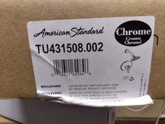 American Standard TU431508.002 Boulevard Shower Trim Kit with Pressure Balance Cartridge Chrome