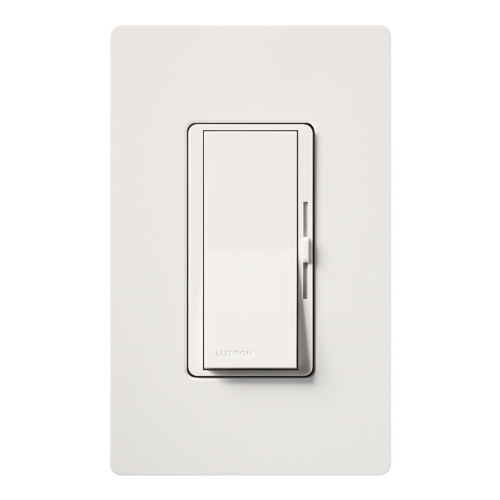 Lutron DVLV-103P-WH 800 W 120 Volt White 3-Way Magnetic Low Voltage Paddle Switch Preset Dimmer